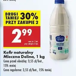 Biedronka Kefir naturalny Mleczna Dolina, 1 kg oferta