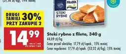 Biedronka Steki rybne z fileta, 340 g oferta