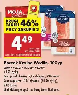 Biedronka Boczek Kraina Wędlin , 100 g : oferta