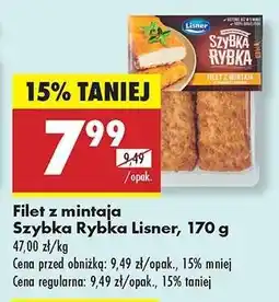 Biedronka Szybka Rybka Lisner, 170 g oferta