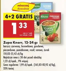 Biedronka Zupa Knorr, 12-24 g oferta