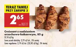 Biedronka Croissant z nadzieniem orzechowo kakaowym , 85 g oferta
