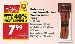 Biedronka Kabanosy z wędzarni Kraina Wędlin Select , 175 g oferta
