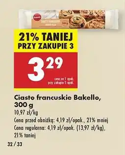Biedronka Ciasto francuskie Bakello, 300 g oferta