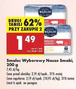 Biedronka Smalec Wyborowy Nasze Smaki 200 g oferta