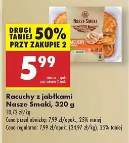 Biedronka Racuchy z jabłkami Nasze Smaki, 320 g oferta