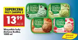 Biedronka Wszystkie lody Zielona Budka, 1000 ml oferta