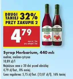 Biedronka Syrop Herbarium 440 ml oferta