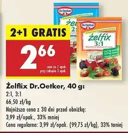 Biedronka Żelfix Dr.Oetker, 40 g oferta