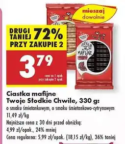Biedronka Ciastka Mafijne Twoje Słodkie Chwile , 330 g oferta