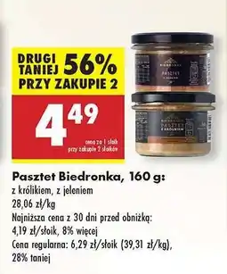 Biedronka Pasztet Biedronka, 160 g oferta