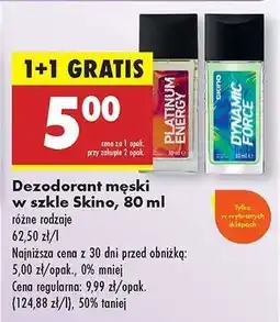 Biedronka Dezodorant męski w szkle Skino, 80 ml oferta