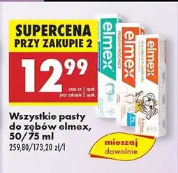 Biedronka Wszystkie pasty do zębów Elmex, 50/75 ml oferta