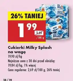 Biedronka Cukierki Milky Splash na wagę oferta