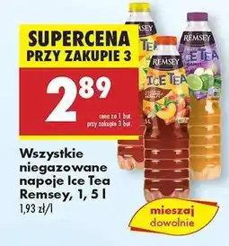Biedronka Wszystkie niegazowane napoje Ice Tea Remsey, 1,5 l oferta
