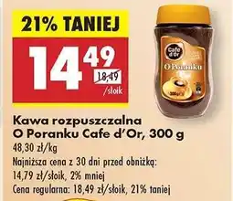 Biedronka Kawa rozpuszczalna O Poranku Cafe d'Or , 300 g oferta