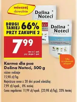 Biedronka Karma dla psa Dolina Noteci, 500 g oferta