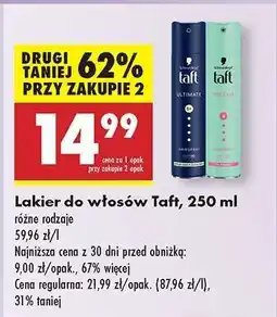 Biedronka Lakier do włosów Taft, 250 ml oferta