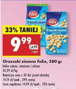 Biedronka ORZESZKI ZIEMNE FELIX 380 G oferta