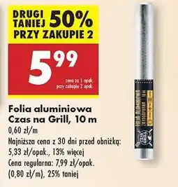 Biedronka Folia aluminiowa Czas na Grill, 10 m oferta
