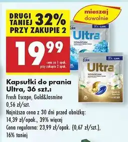 Biedronka Kapsułki do prania Ultra, 36 szt oferta