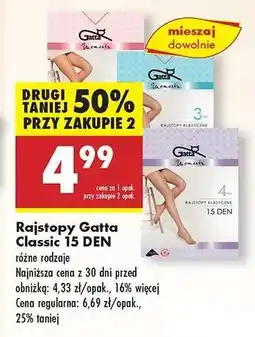 Biedronka Rajstopy Gatta Classic 15 DEN oferta
