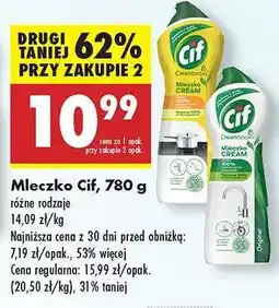 Biedronka Mleczko Cif, 780 g oferta
