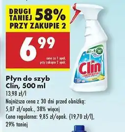 Biedronka Płyn do szyb Clin 500 ml oferta