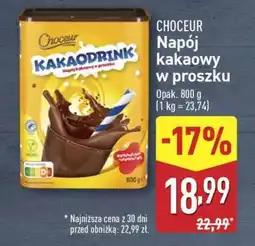 ALDI CHOCEUR Napój kakaowy w proszku oferta