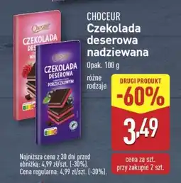 ALDI CHOCEUR Czekolada deserowa nadziewana oferta