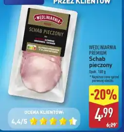 ALDI WĘDLINIARNIA PREMIUM Schab pieczony oferta