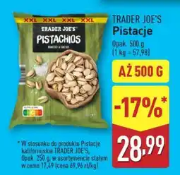 ALDI TRADER JOE’S Pistacje oferta