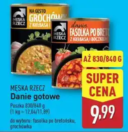ALDI MĘSKA RZECZ Danie gotowe oferta