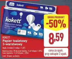 ALDI Kokett Papier toaletowy 3-warstwowy oferta