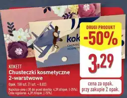ALDI Kokett Chusteczki kosmetyczne 2-warstwowe oferta