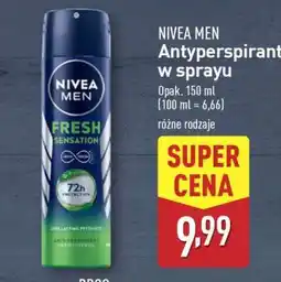 ALDI NIVEA MEN Antyperspirant w sprayu oferta