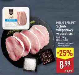 ALDI Schab wieprzowy w plastrach oferta