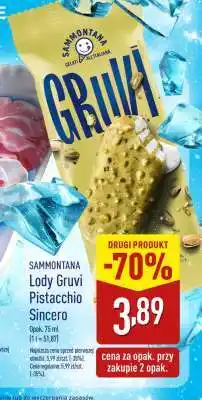 ALDI SAMMONTANA Lody Gruvi Pistacchio Sincero oferta