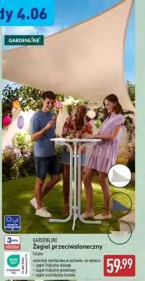 ALDI GARDENLINE Żagiel przeciwsłoneczny oferta