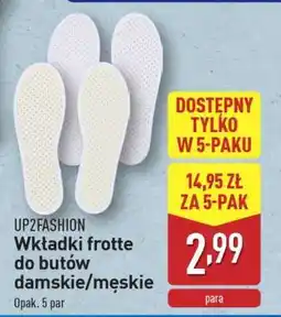 ALDI UP2FASHION Wkładki frotte do butów damskie/męskie oferta
