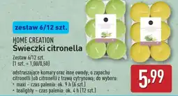 ALDI HOME CREATION Świeczki citronella oferta
