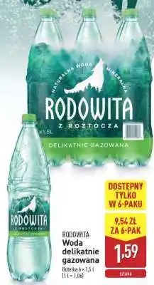 ALDI RODOWITA Woda delikatnie gazowana oferta