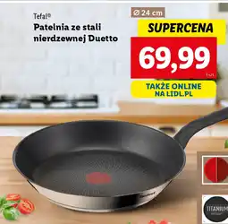Lidl Patelnia ze stali nierdzewnej Duetto oferta