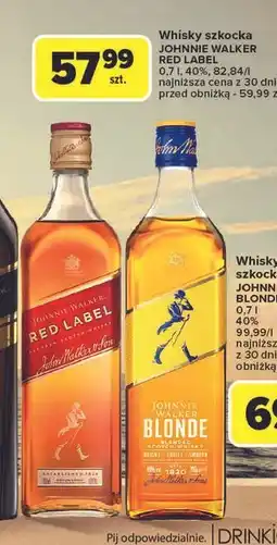 Carrefour Whisky Johnnie Walker Red Label oferta