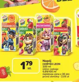 Carrefour Sok 100 % wieloowocowy Hortex Leon oferta