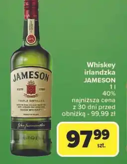 Carrefour Whiskey Jameson oferta