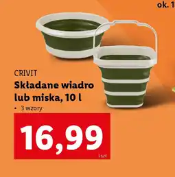 Lidl Składane wiadro lub miska Crivit oferta
