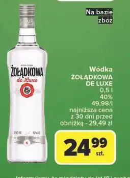 Carrefour Wódka Żołądkowa Gorzka De Luxe oferta