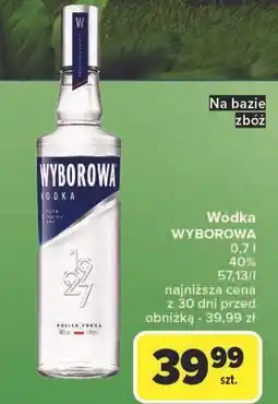Carrefour Wódka Wyborowa Vodka oferta