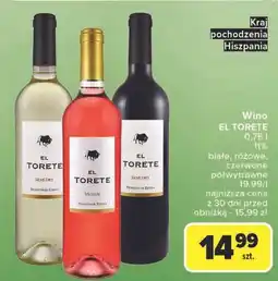 Carrefour Wino El Torete Semi Dry oferta